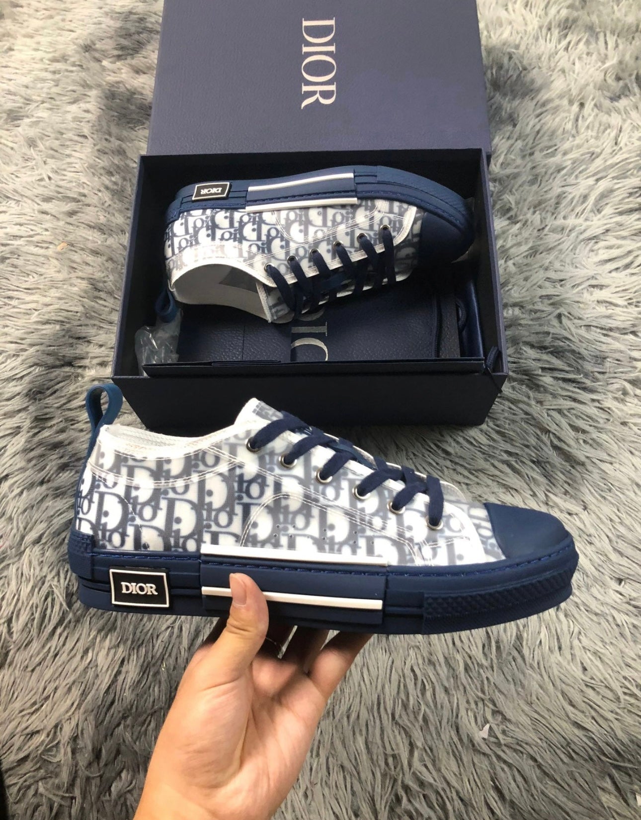 Dior B23 Low 'Dior Oblique - Blue'