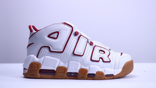 Nike Air More Uptempo Phantom Gym Red Gum (Women's)