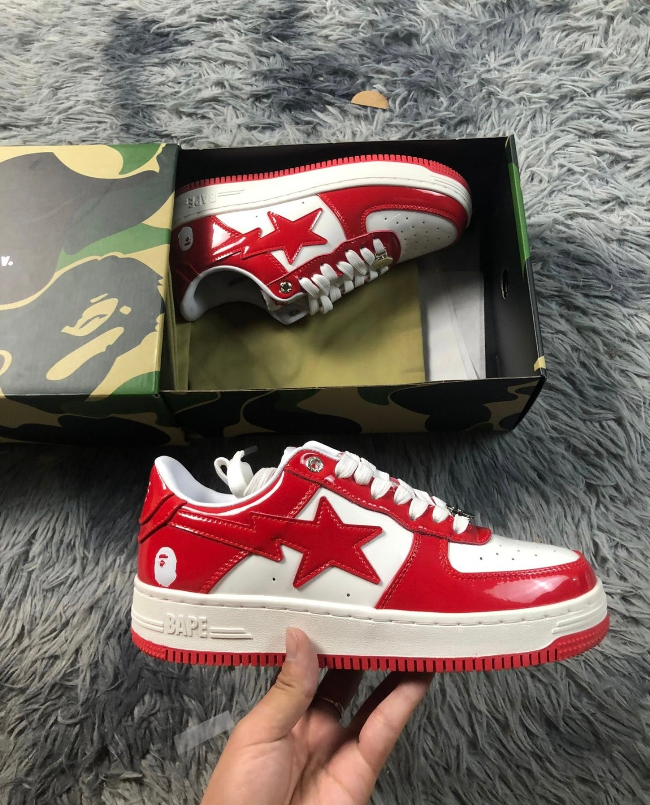 A BATHING APE STA Stylish Skateboarding Shoes Men's.